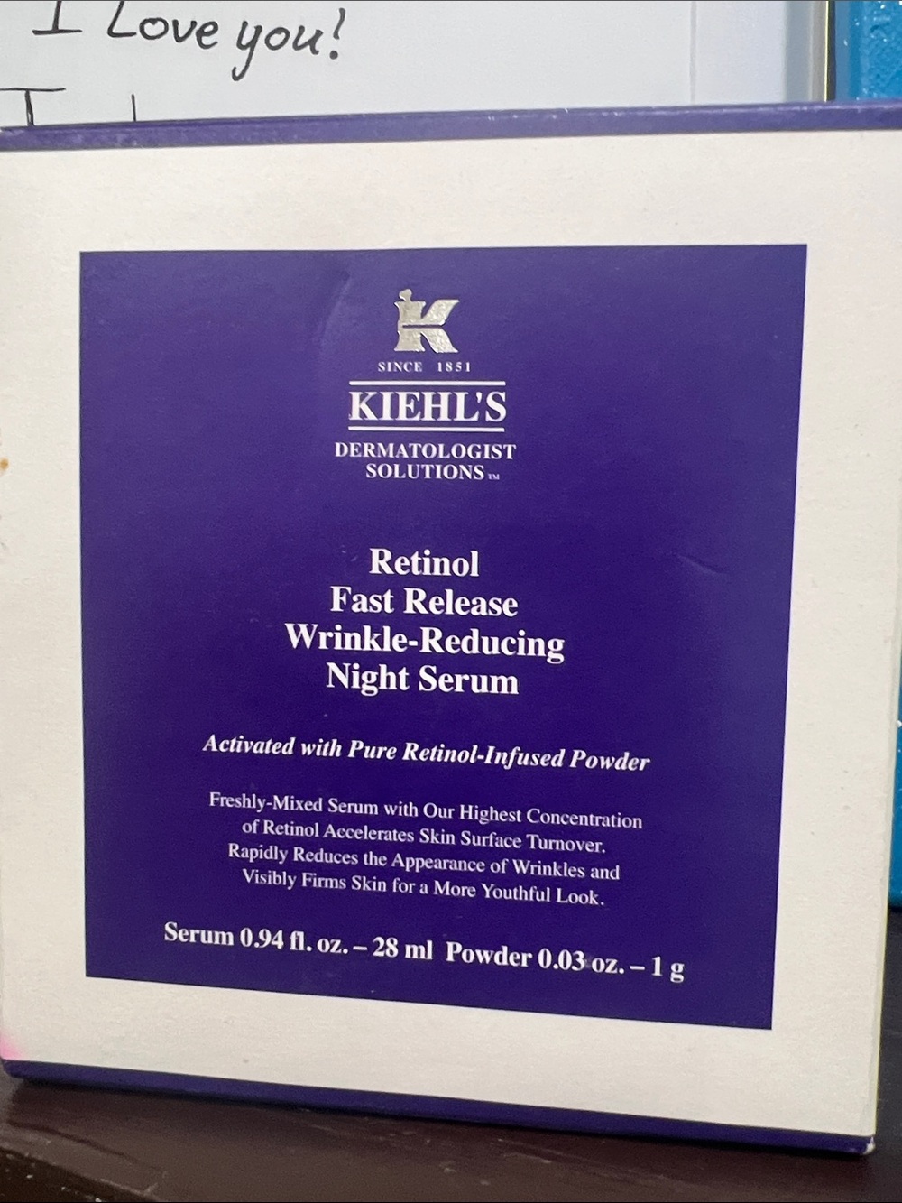 Brand New Kiehl's Retinol Fast Release Wrinkle-Reducing Night Serum~ $88